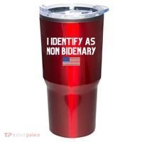 I Identify As Non Bidenary Tumbler thumb 0