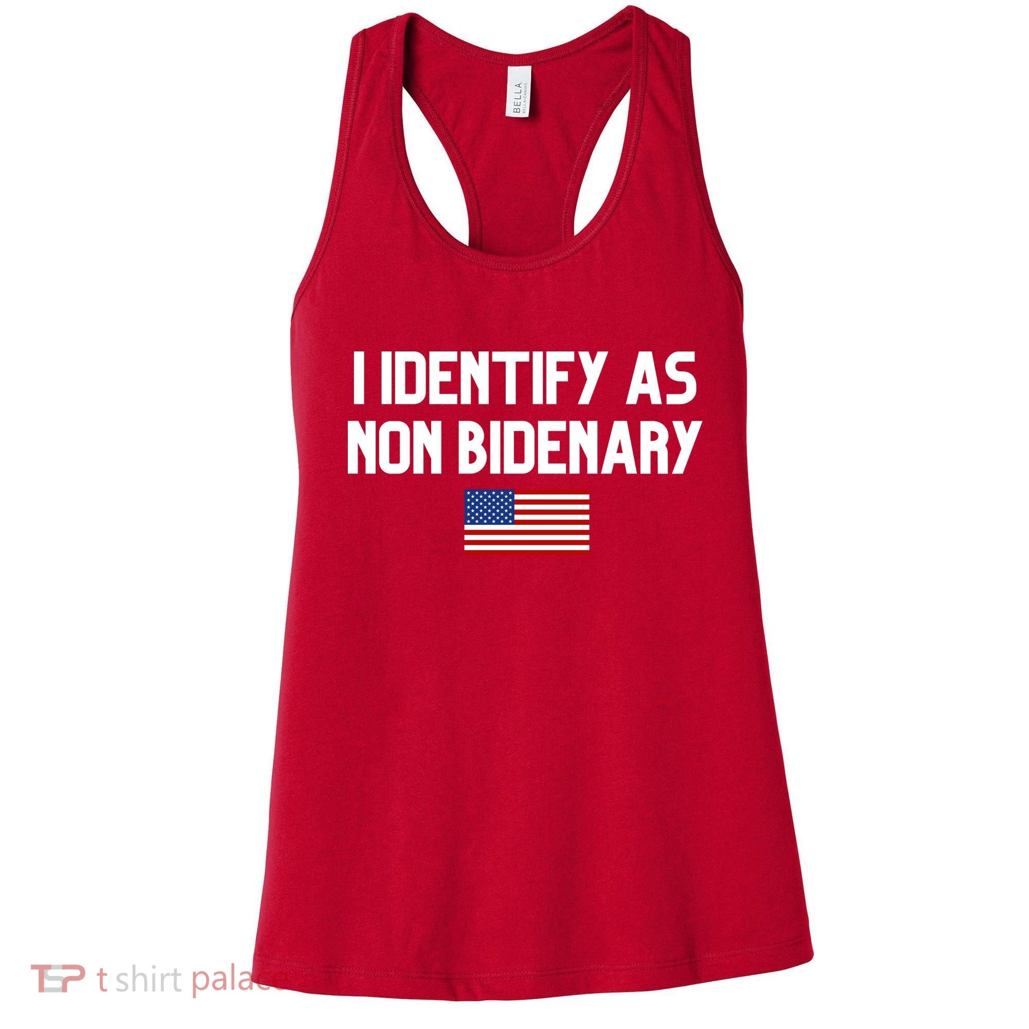 I Identify As Non Bidenary Women's Tank Top
