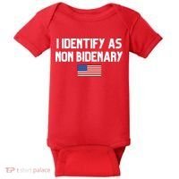 I Identify As Non Bidenary Baby Bodysuit thumb 0