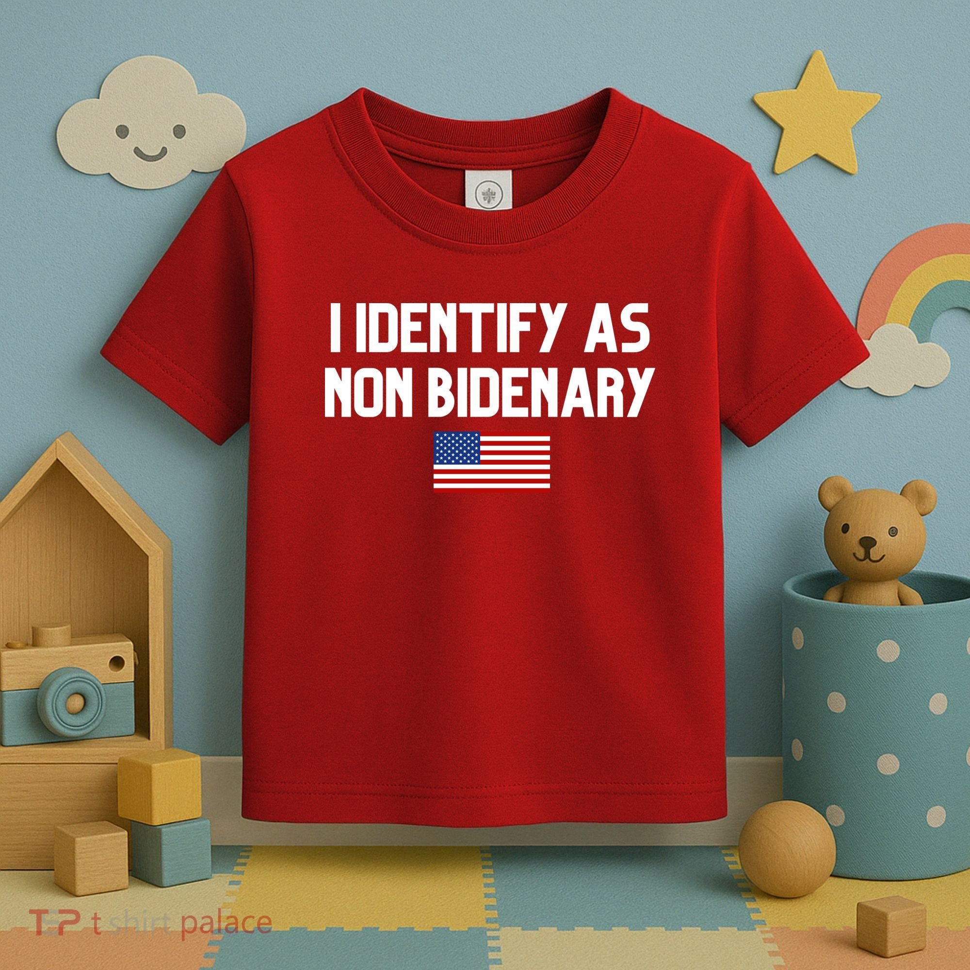 I Identify As Non Bidenary Toddler T-Shirt