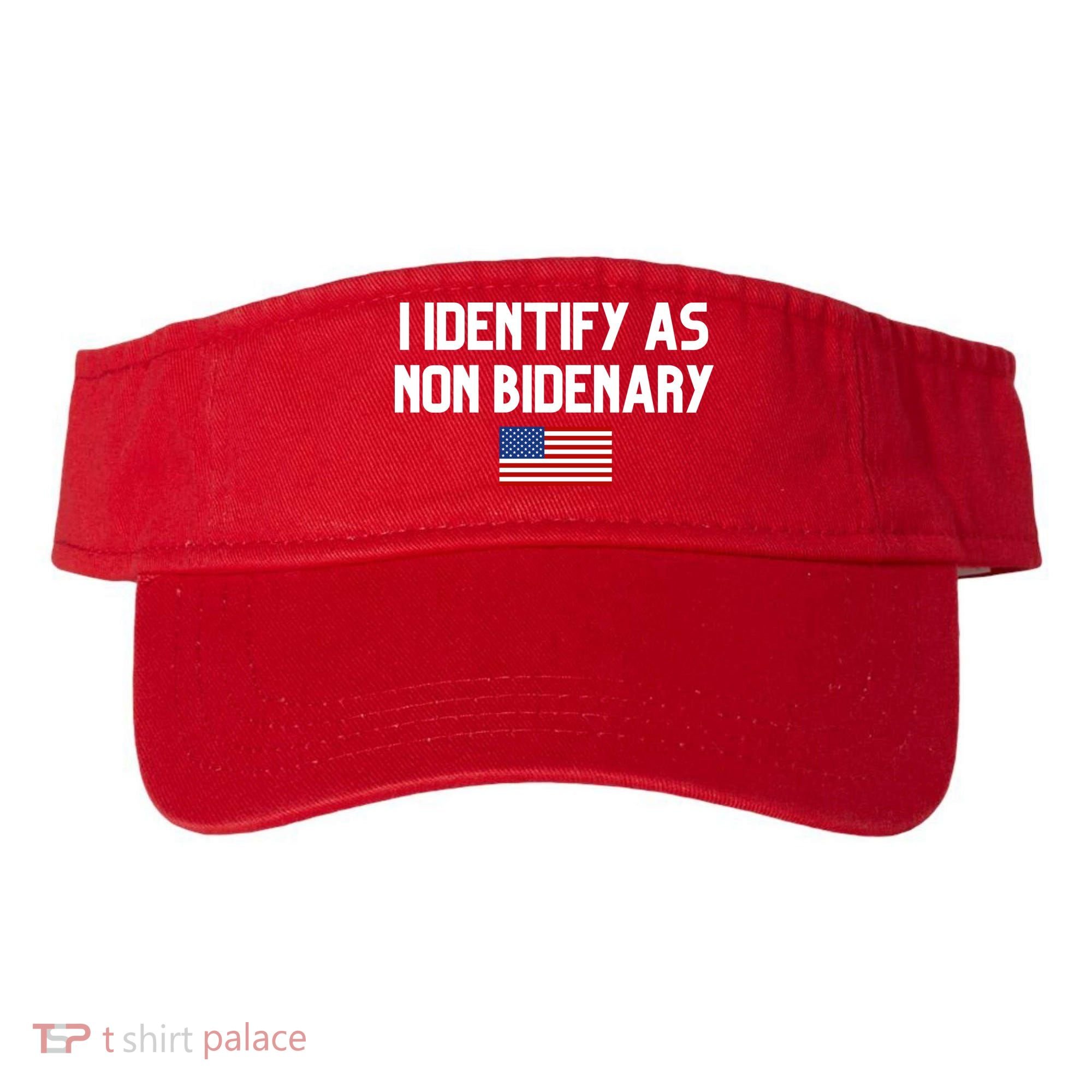 I Identify As Non Bidenary Visor