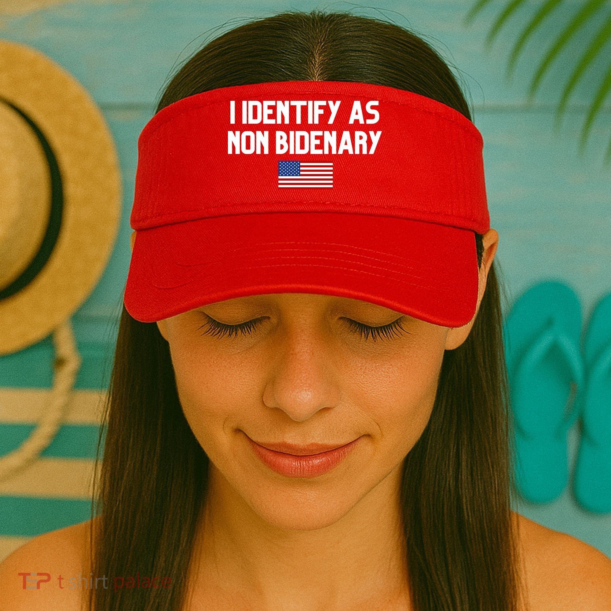 I Identify As Non Bidenary Visor