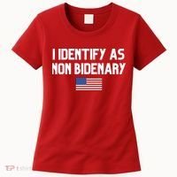 I Identify As Non Bidenary Women's T-Shirt thumb 0