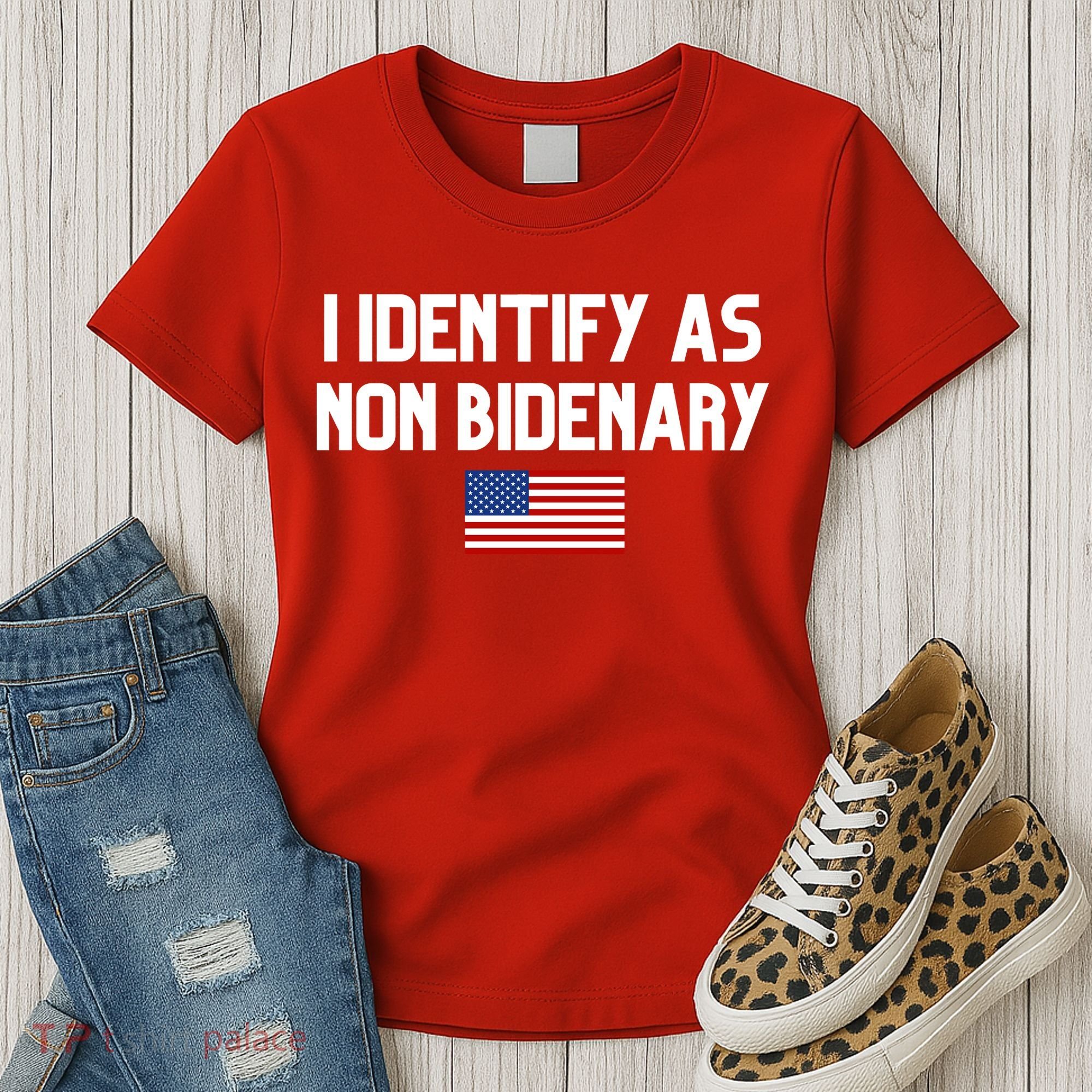 I Identify As Non Bidenary Women's T-Shirt