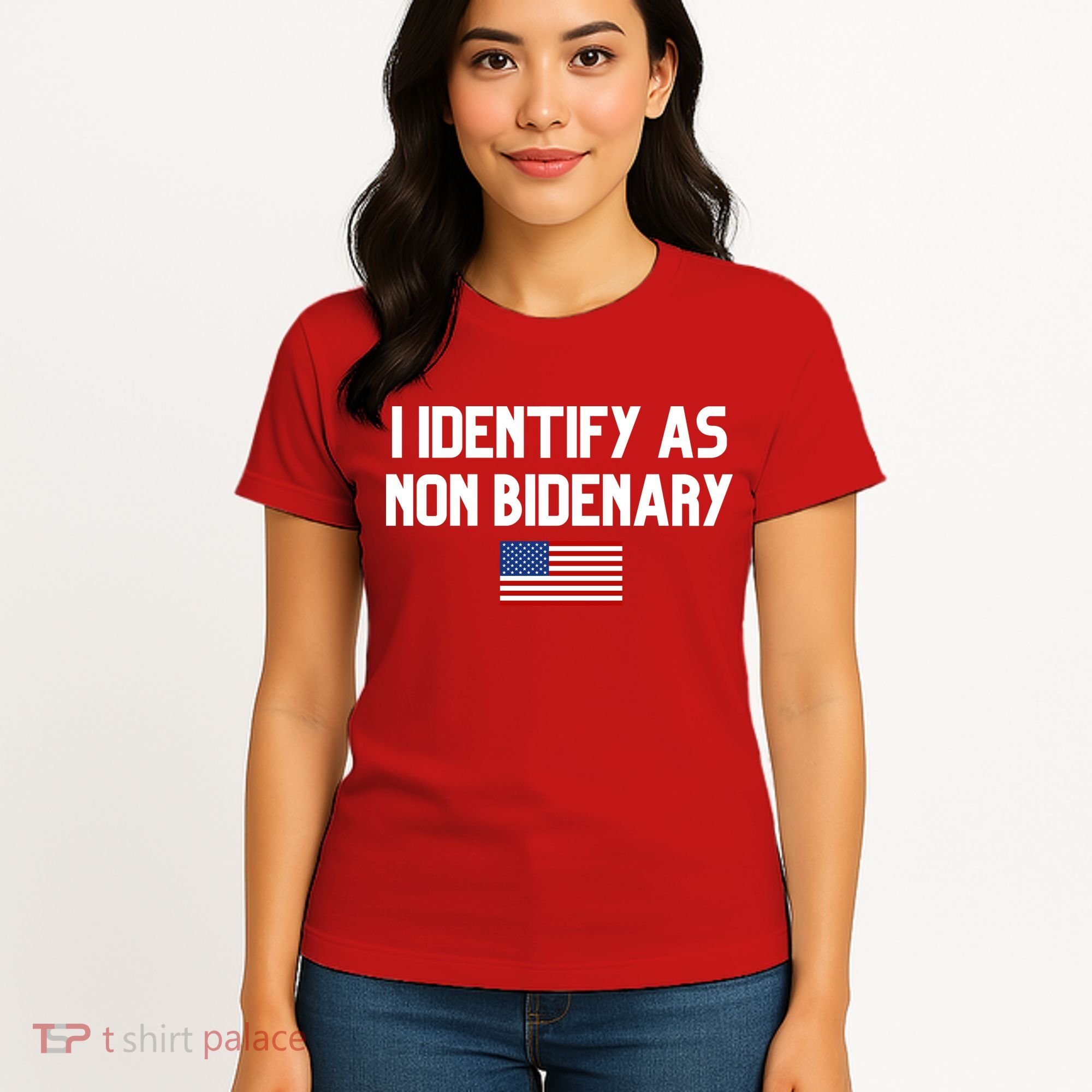 I Identify As Non Bidenary Women's T-Shirt