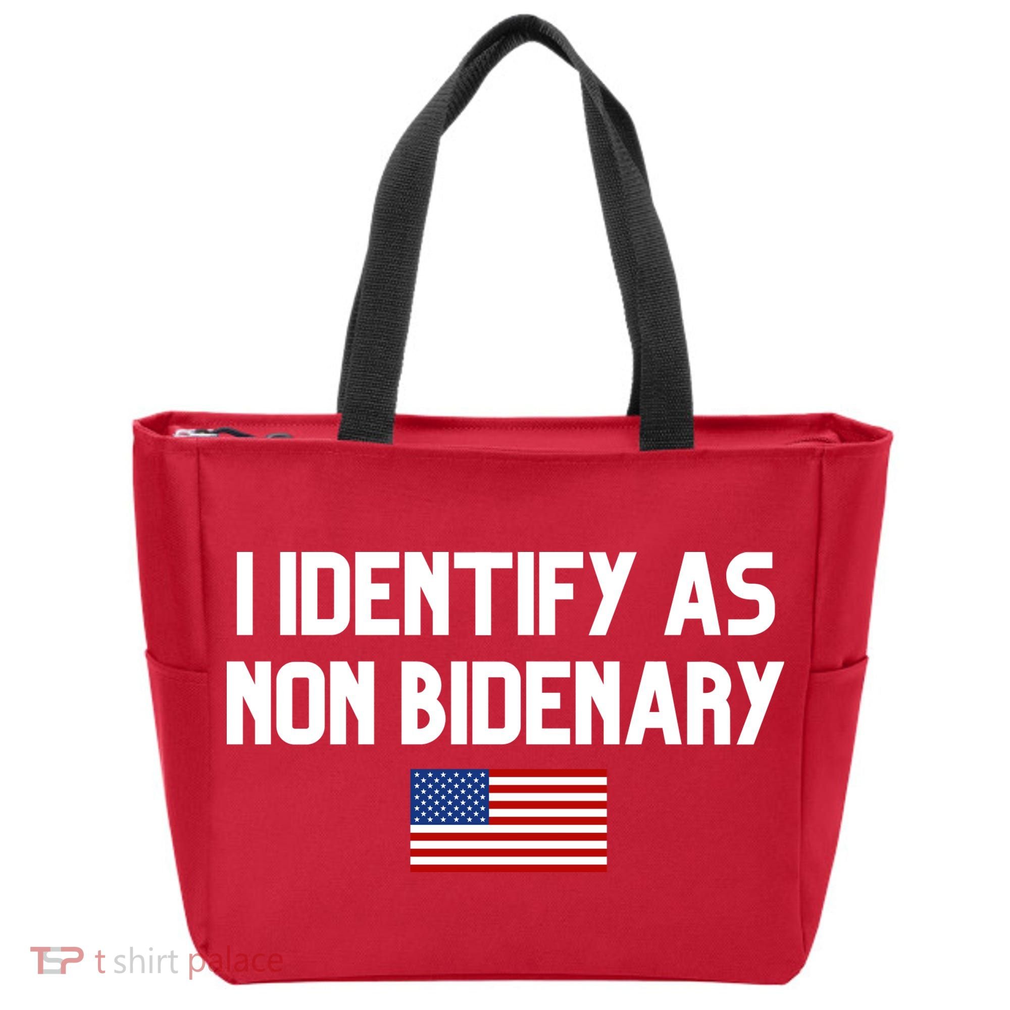 I Identify As Non Bidenary Tote Bag