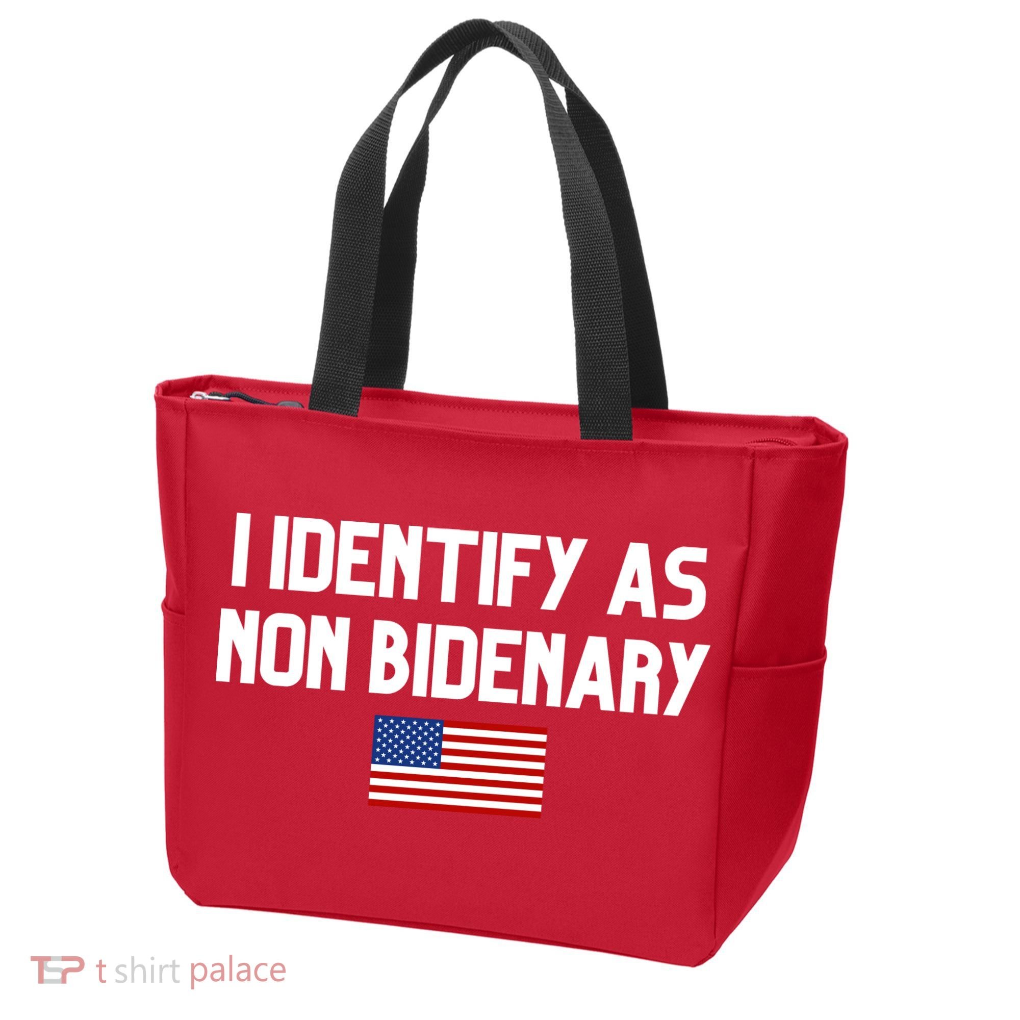 I Identify As Non Bidenary Tote Bag