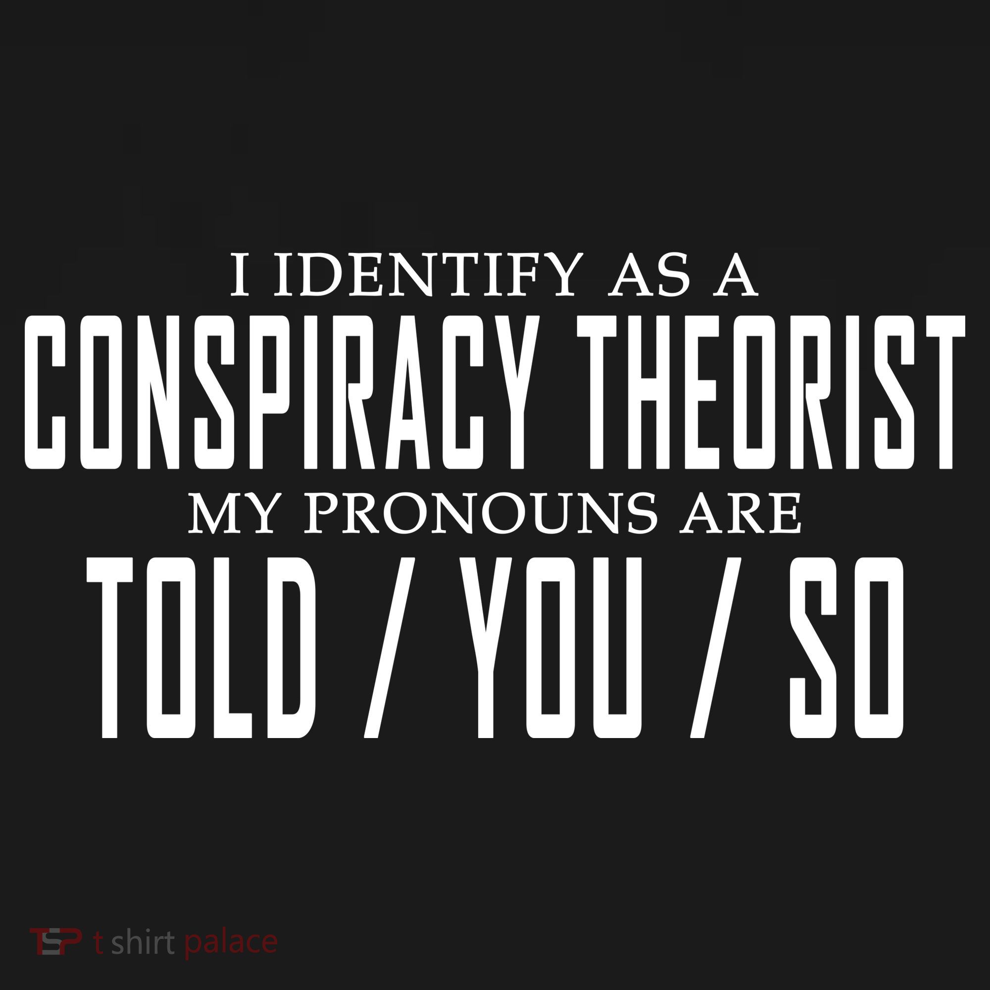 I Identify As A Conspiracy Theorist USA-Made Doggie Bandana