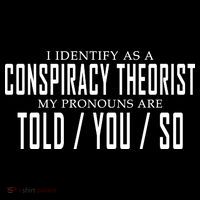 I Identify As A Conspiracy Theorist Ornament thumb 1