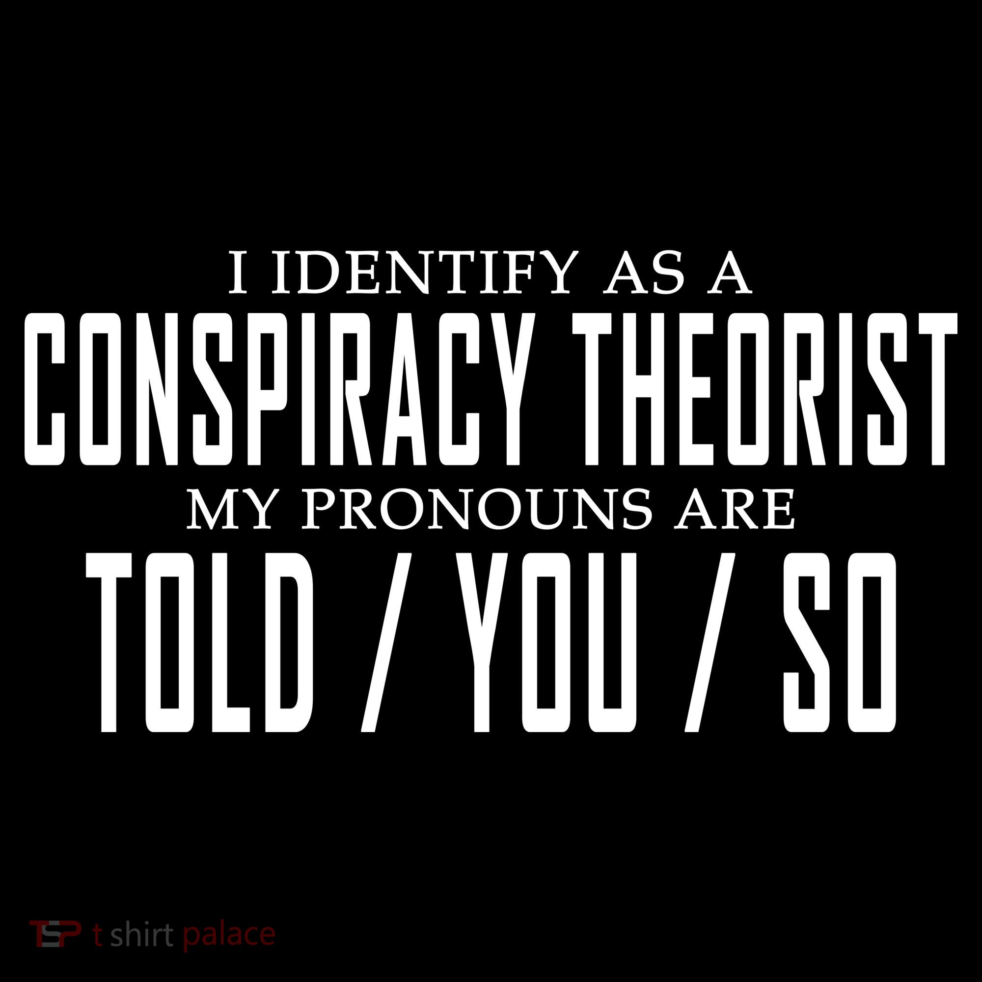 I Identify As A Conspiracy Theorist Ornament