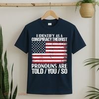 I Identify As A Conspiracy Theorist Pronouns Are Told You So T-Shirt thumb 2