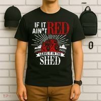 If It Ain't Red Leave It In The Shed Funny Farming Gift T-Shirt thumb 6