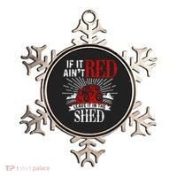 If It Ain't Red Leave It In The Shed Funny Farming Gift Ornament thumb 0