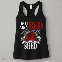 If It Ain't Red Leave It In The Shed Funny Farming Gift Women's Tank Top thumb 3