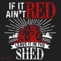 If It Ain't Red Leave It In The Shed Funny Farming Gift Hat thumb 2