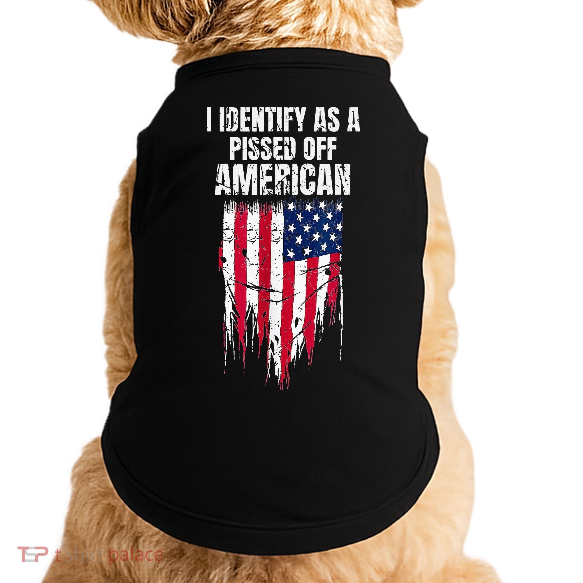I Identify As A Pissed Off American Doggie Tank