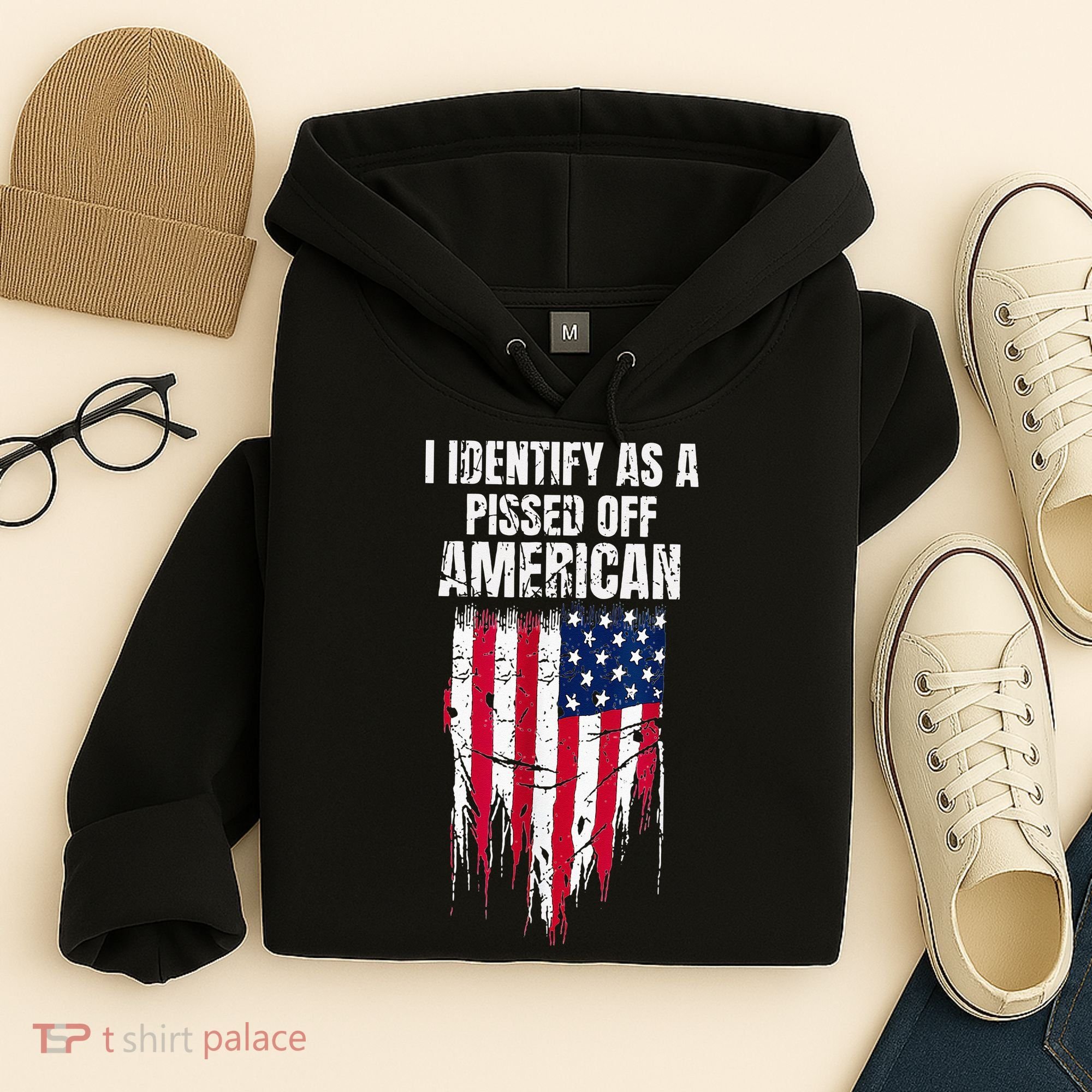 I Identify As A Pissed Off American Hoodie