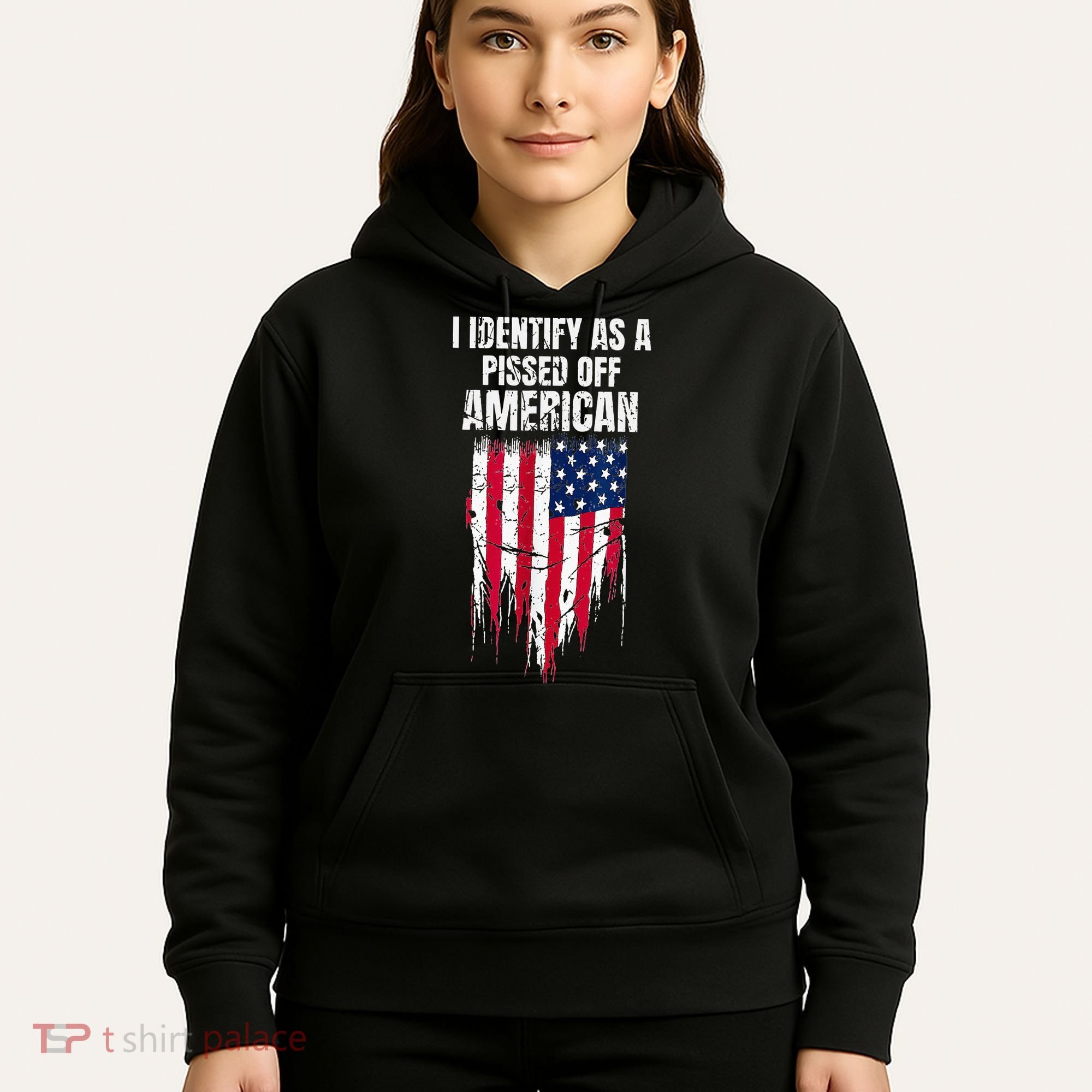 I Identify As A Pissed Off American Hoodie