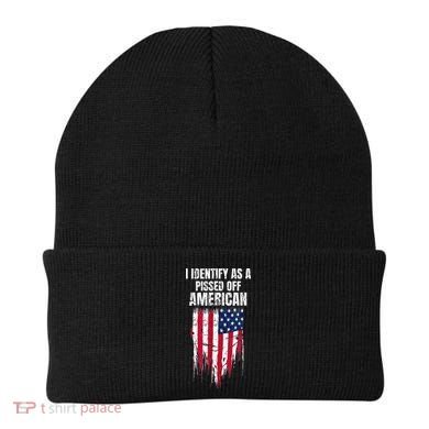 I Identify As A Pissed Off American Beanie
