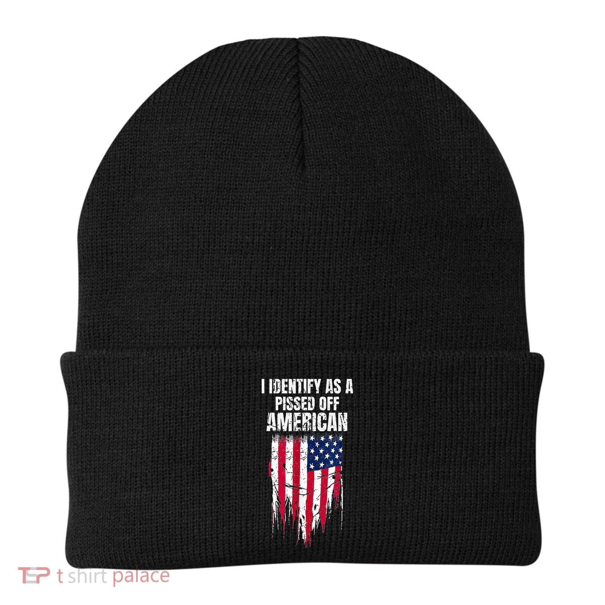 I Identify As A Pissed Off American Beanie