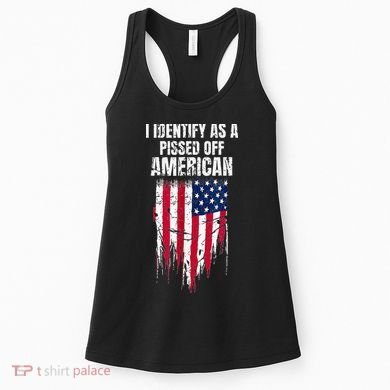 I Identify As A Pissed Off American Women's Tank Top