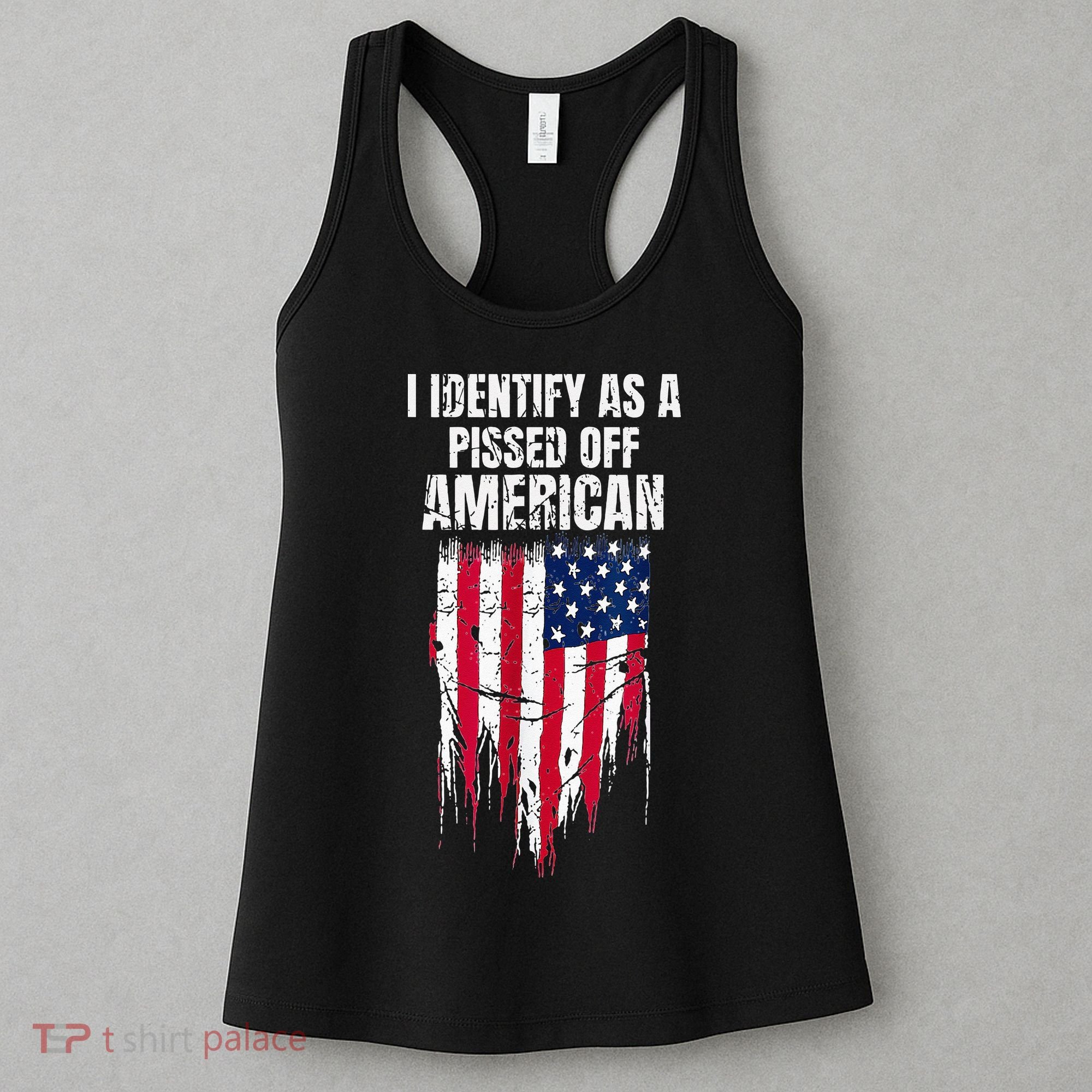 I Identify As A Pissed Off American Women's Tank Top