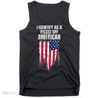 I Identify As A Pissed Off American Tank Top thumb 0