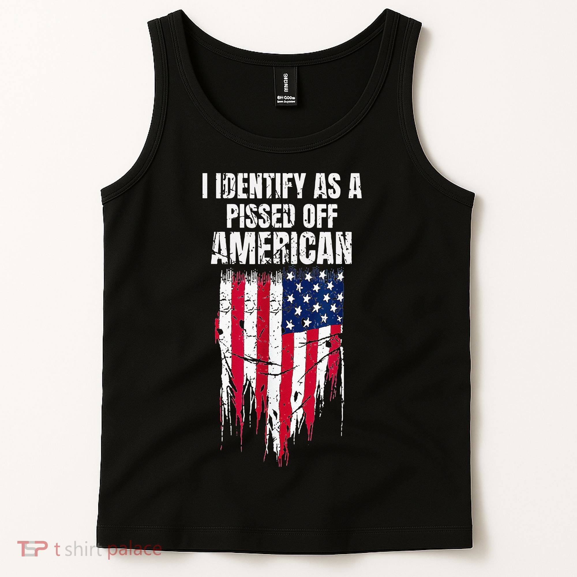 I Identify As A Pissed Off American Tank Top