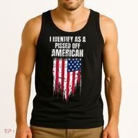 I Identify As A Pissed Off American Tank Top thumb 3