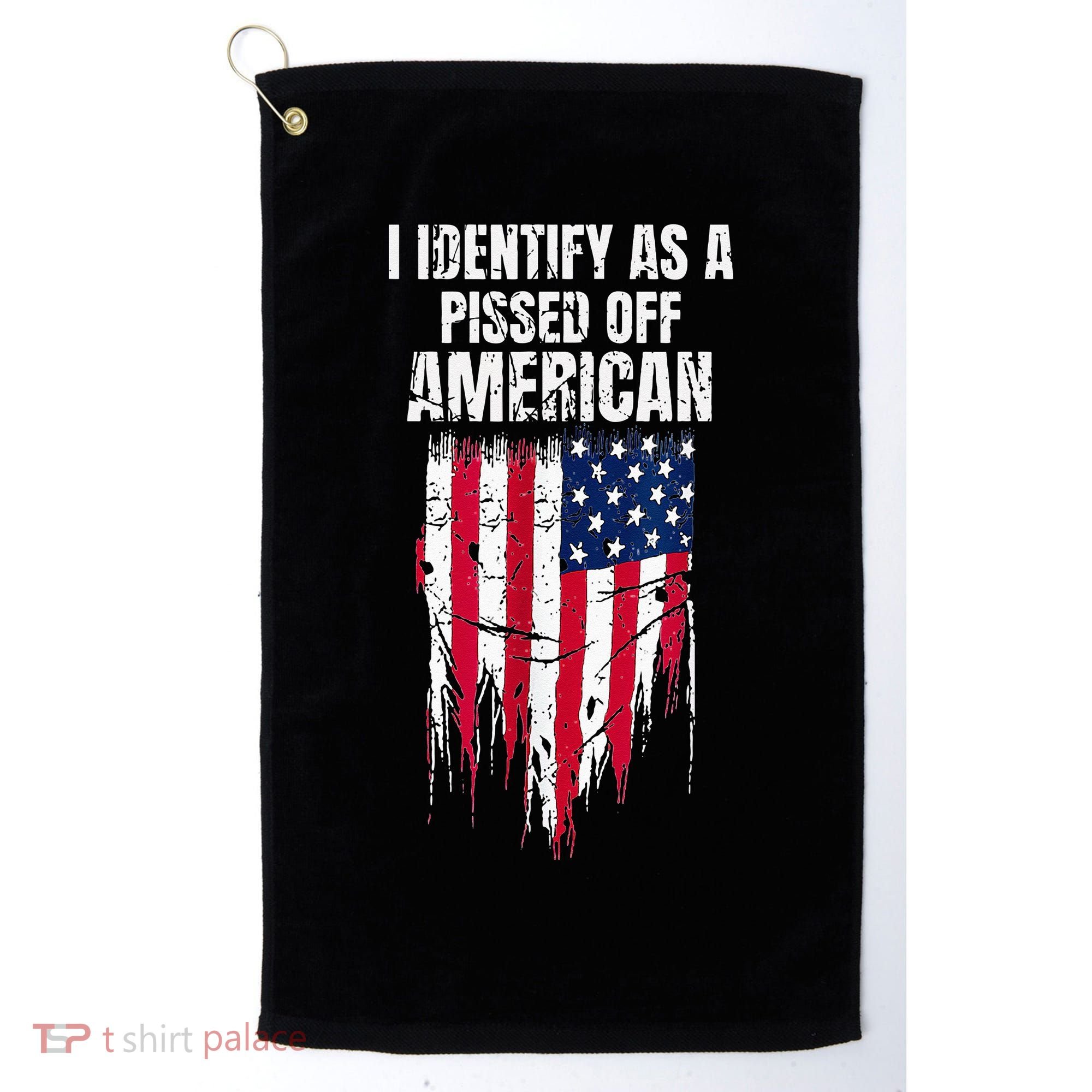 I Identify As A Pissed Off American Golf Towel