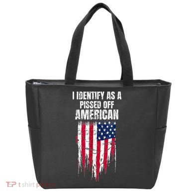 I Identify As A Pissed Off American Tote Bag