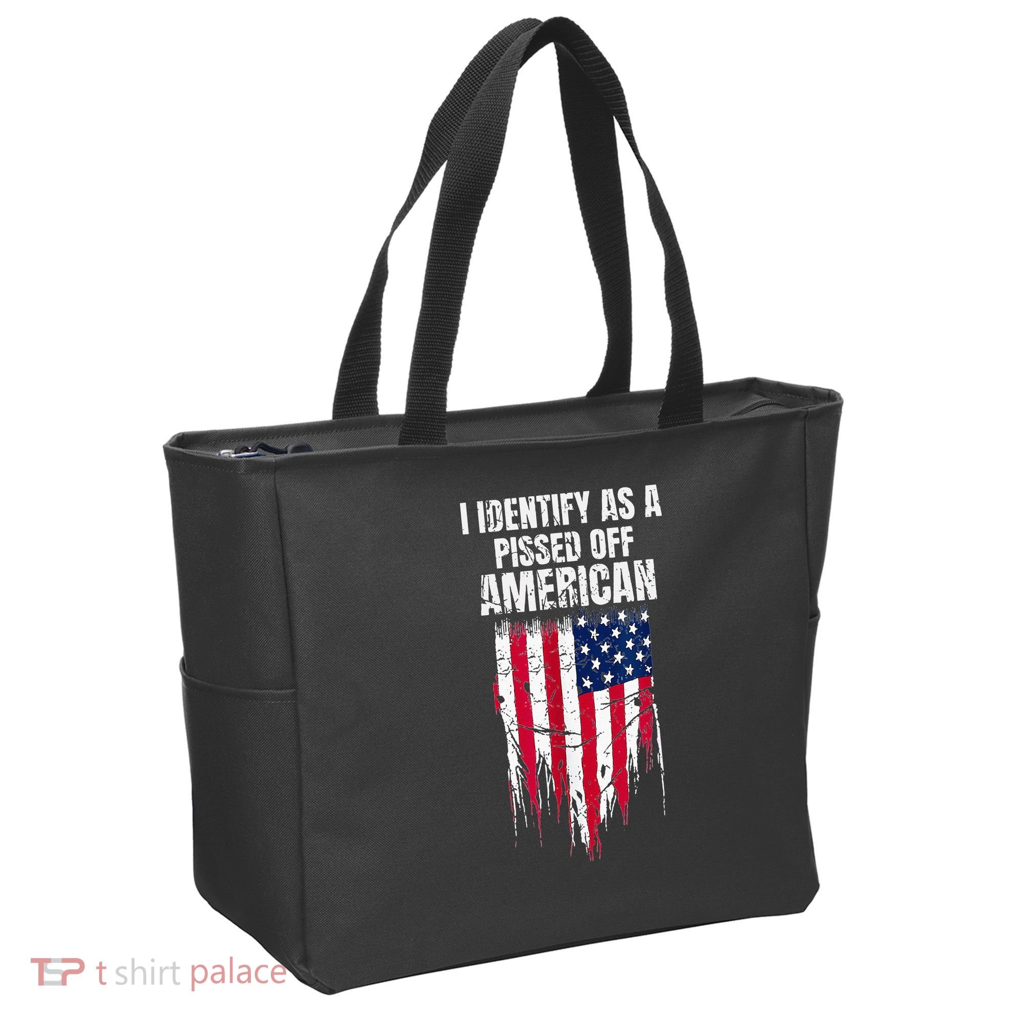 I Identify As A Pissed Off American Tote Bag