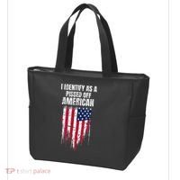 I Identify As A Pissed Off American Tote Bag thumb 3