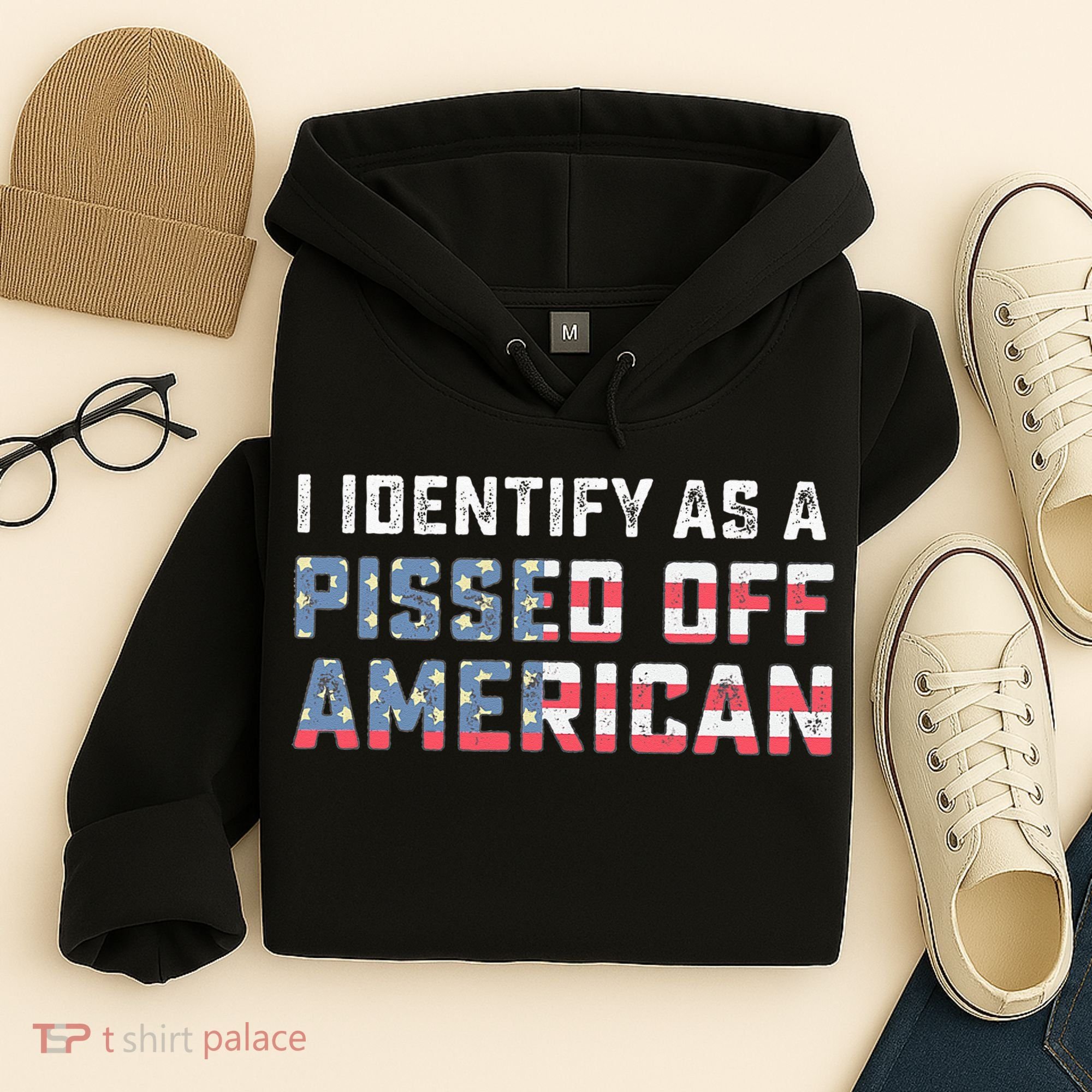I Identify As A Pissed Off American Hoodie