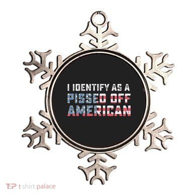 I Identify As A Pissed Off American Ornament