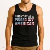I Identify As A Pissed Off American Tank Top thumb 3