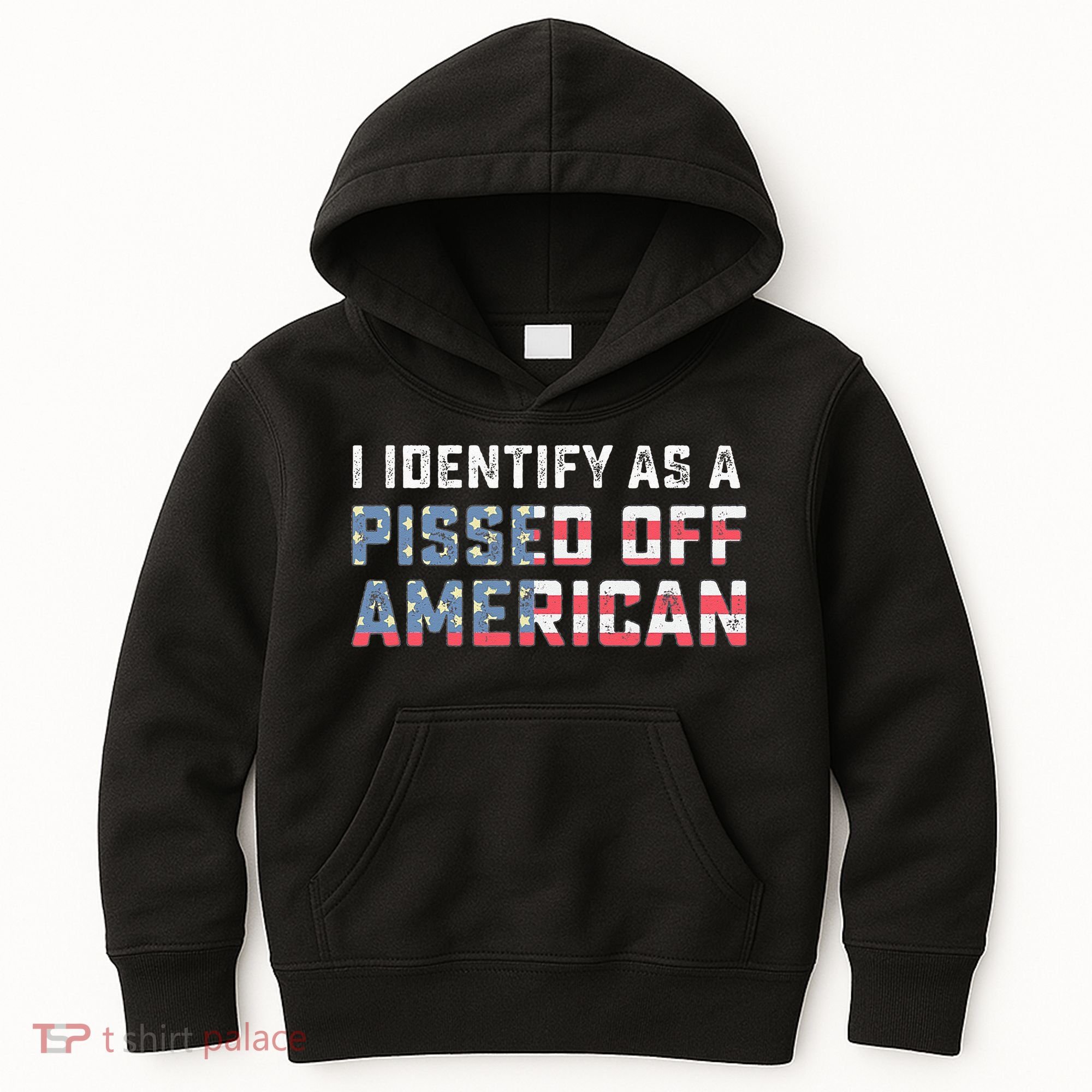 I Identify As A Pissed Off American Kids Hoodie