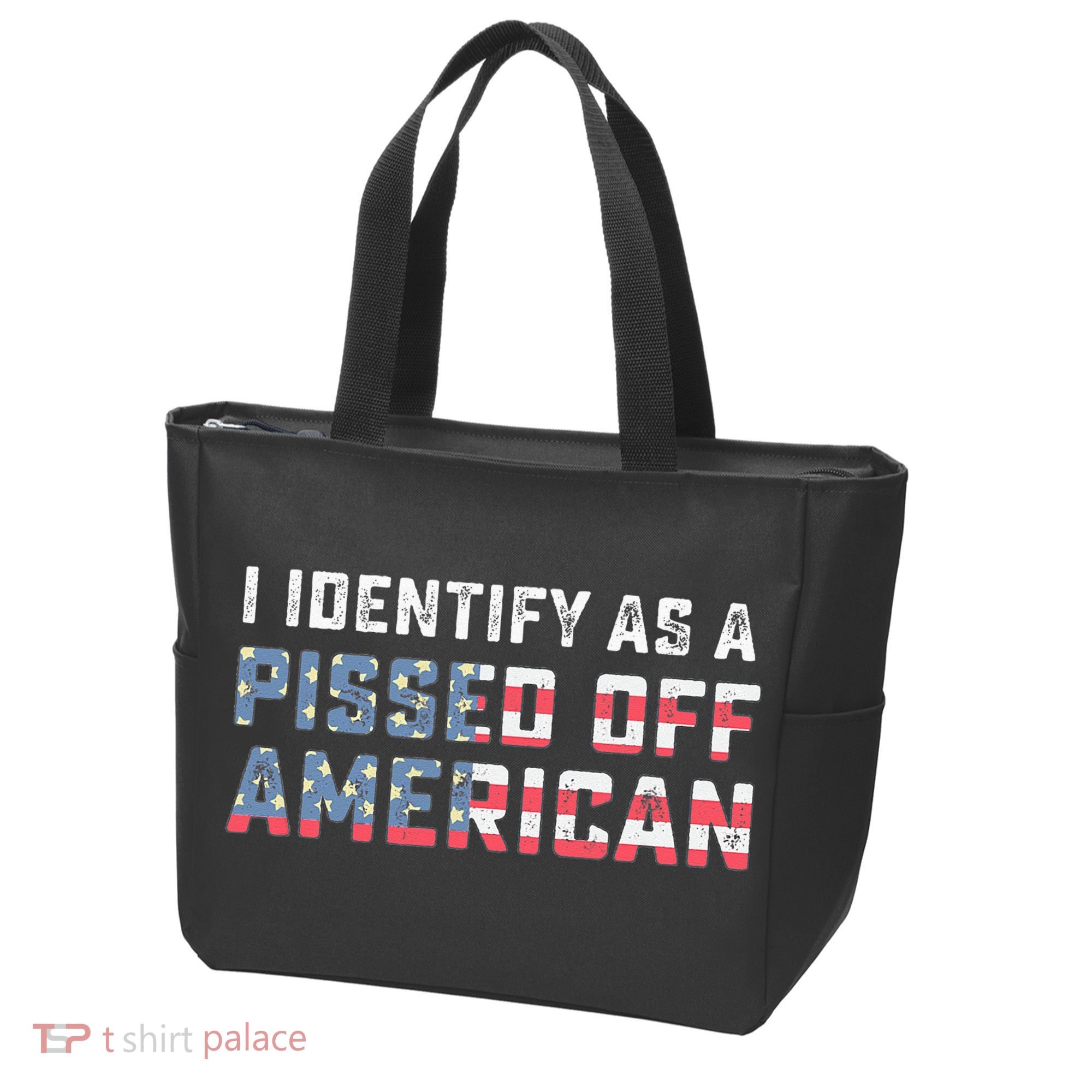 I Identify As A Pissed Off American Tote Bag