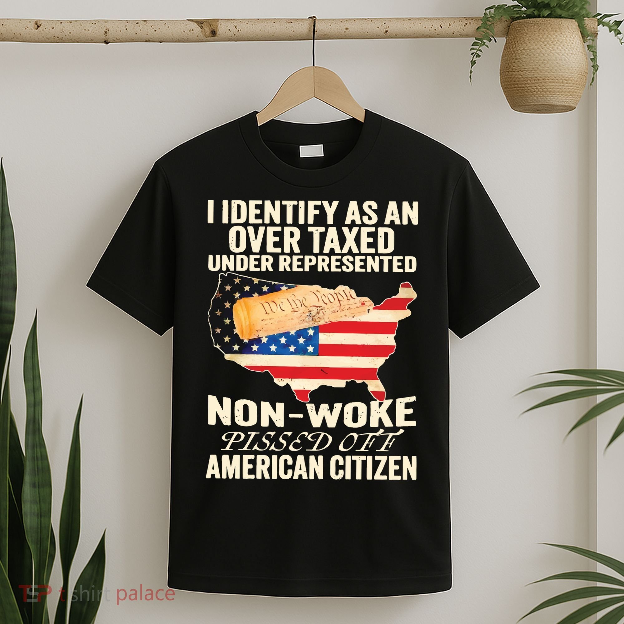 I Identify As An Over Taxed Under Represented Nonwoke Pissed Off Amer T-Shirt