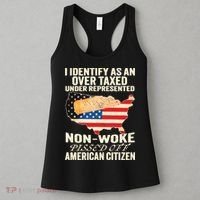 I Identify As An Over Taxed Under Represented Nonwoke Pissed Off Amer Women's Tank Top thumb 3