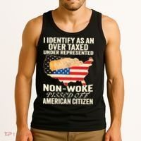I Identify As An Over Taxed Under Represented Nonwoke Pissed Off Amer Tank Top thumb 3