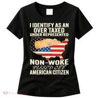 I Identify As An Over Taxed Under Represented Nonwoke Pissed Off Amer Women's T-Shirt thumb 0