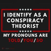 I Identify As A Conspiracy Theorist My Pronouns Are Told Bucket Hat thumb 4
