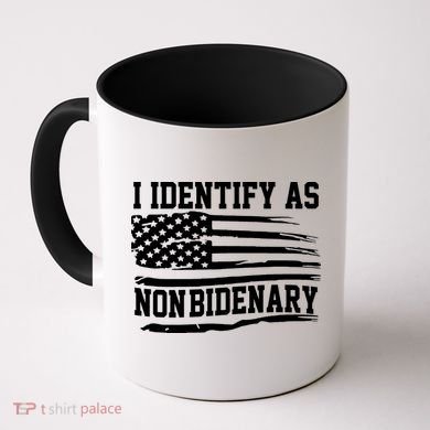 I Identify As Non Bidenary Anti Joe Biden Coffee Mug