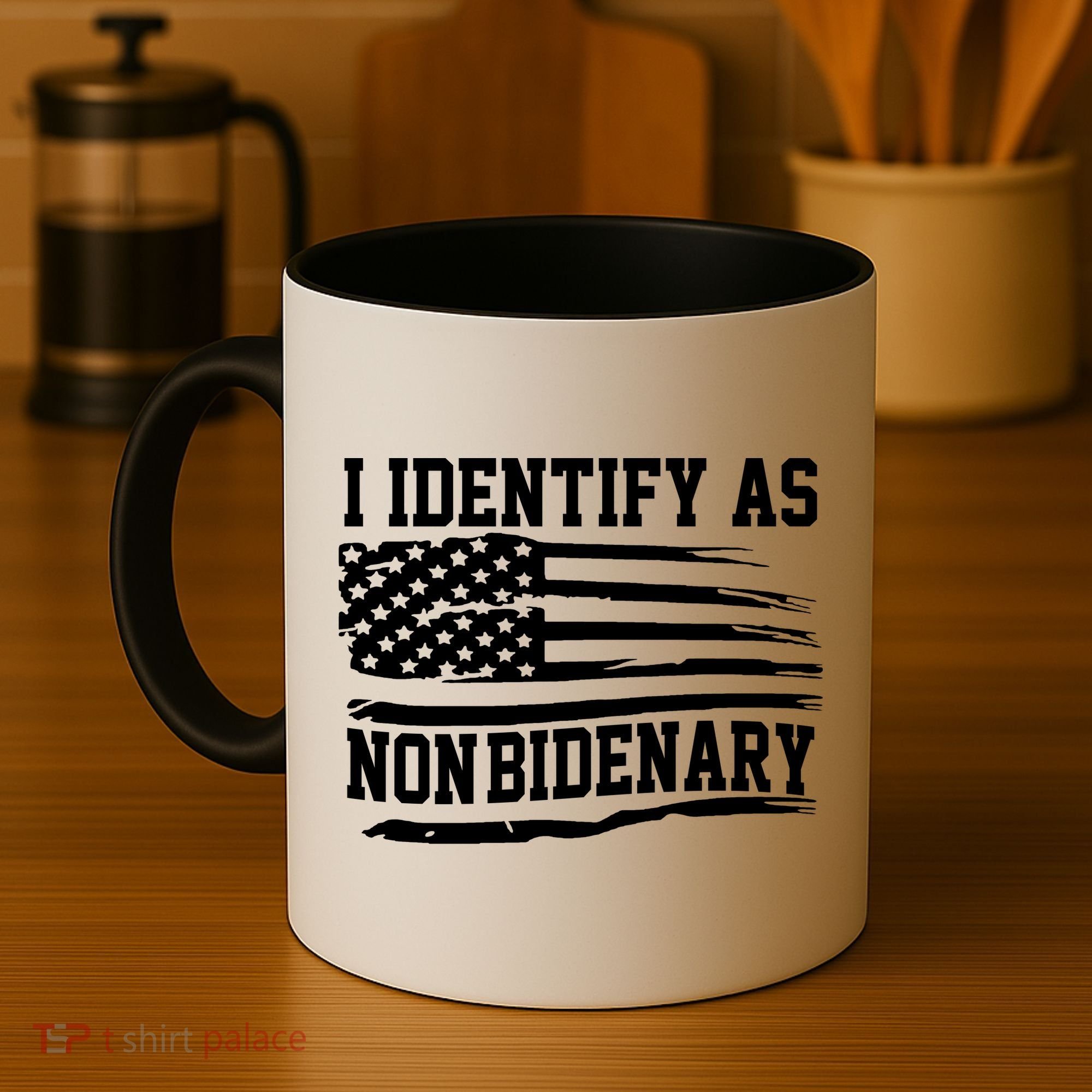 I Identify As Non Bidenary Anti Joe Biden Coffee Mug
