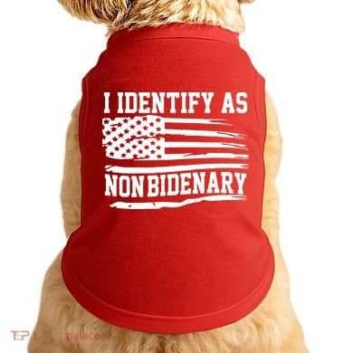 I Identify As Non Bidenary Anti Joe Biden Doggie Tank