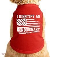 I Identify As Non Bidenary Anti Joe Biden Doggie Tank thumb 0