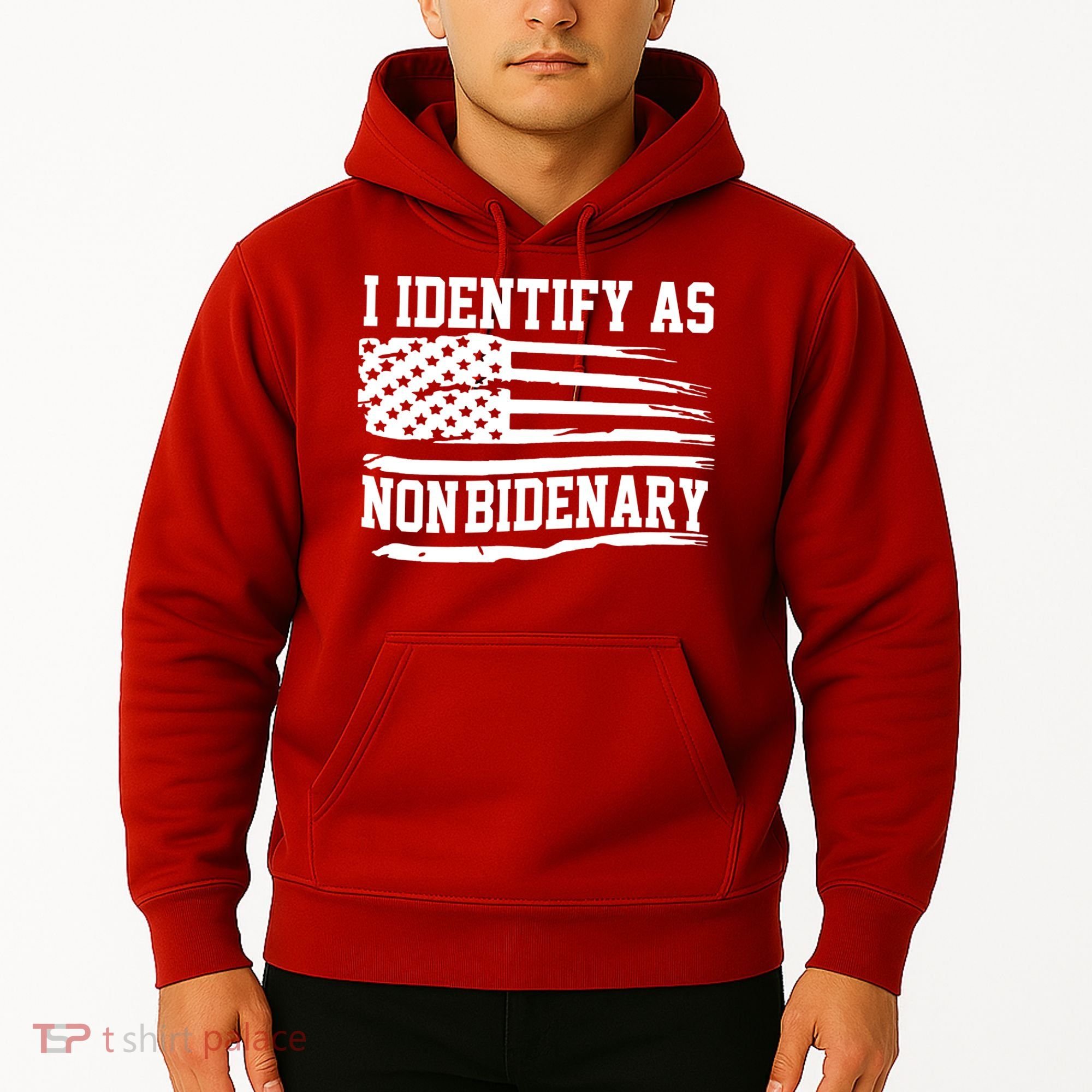 I Identify As Non Bidenary Anti Joe Biden Hoodie