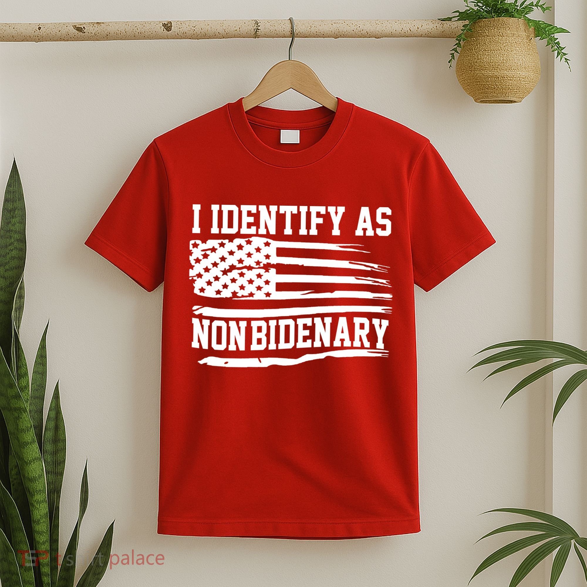 I Identify As Non Bidenary Anti Joe Biden T-Shirt