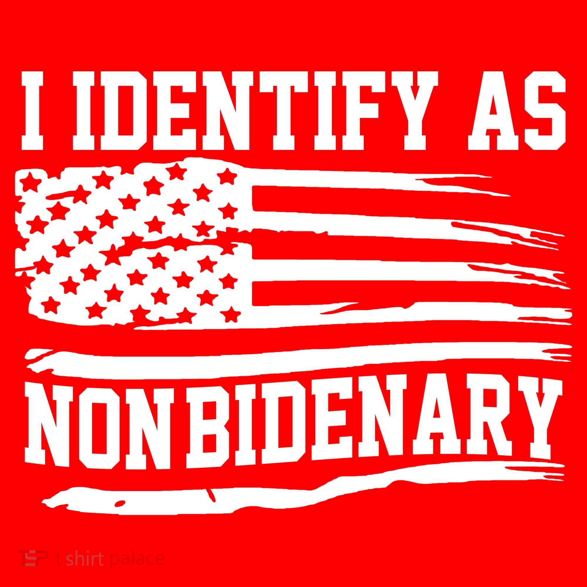 I Identify As Non Bidenary Anti Joe Biden Ornament